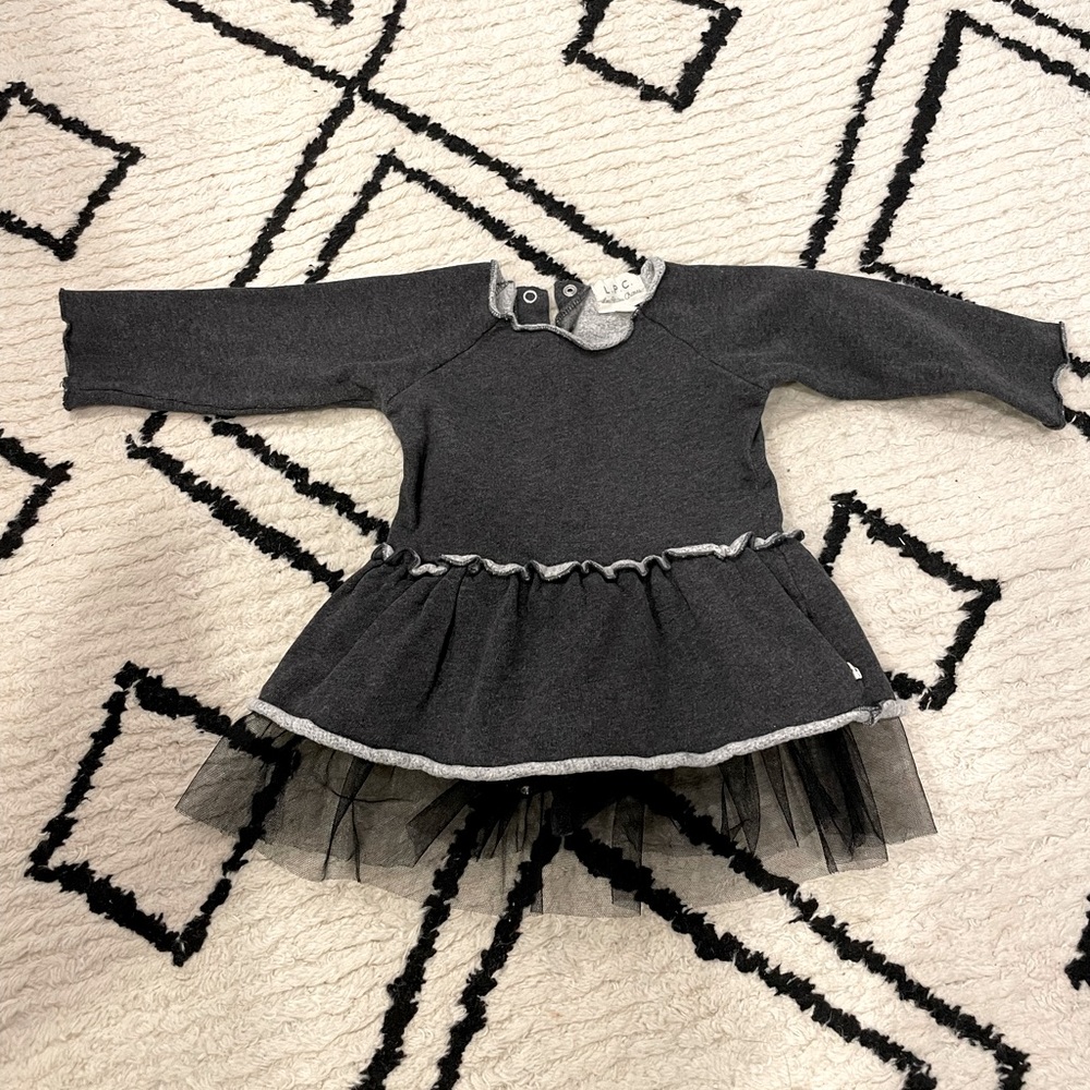 Girls sweatshirt Tutu onesie dress